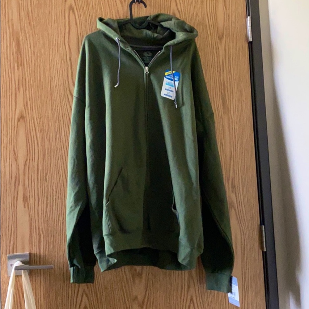 NWT Fruit of the loom eversoft full zip hoodie